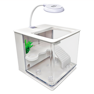 Crabaqua 小螃蟹 懶人烏龜缸, 白色, 1個