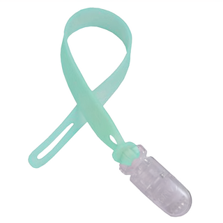 ange 多用途矽膠安全鍊夾 尺寸: 26.5x1.5x0.3cm 重量: 10g, 顏色隨機, 1個