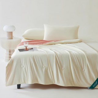 Crocodile 鱷魚 冰淇淋系列 冰絲涼感雙色冰冰被, 檸檬黃