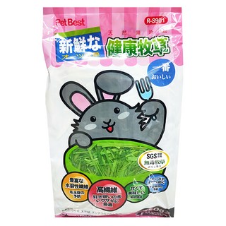 PETBEST 健康牧草-甜燕麥草 1入 兔子/天竺鼠/倉鼠 營養補充 高纖維 幫助消化, 350g