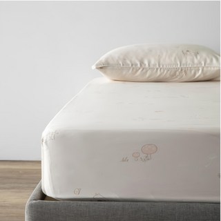 HOLA 和樂家居 查莉防蟎抗菌300織天絲床包單人