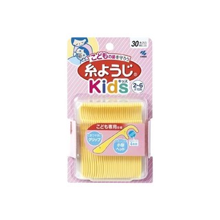 小林製藥 小孩的牙線 2-6歲, 30支, 1包