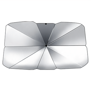 新款快速收納汽車前檔防曬隔熱遮陽傘 窗簾 贈質感收納袋 32.5 x 4cm 大, 1組