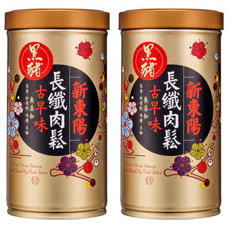 新東陽 長纖黑豬純肉鬆, 古早味 160g, 2罐