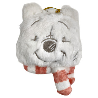 KHTOY 維尼冬季頭型功能玩偶 迪士尼授權, 127mm, 顏色隨機, 1個