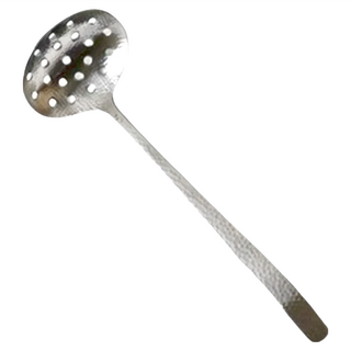 SALUS 佐藤金屬 槌目手感不鏽鋼有孔濾勺, 1支