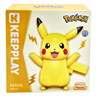 keeppley 寶可夢圓頭系列積木 皮卡丘 年齡6+ 塑膠(ABS)材質, 1盒