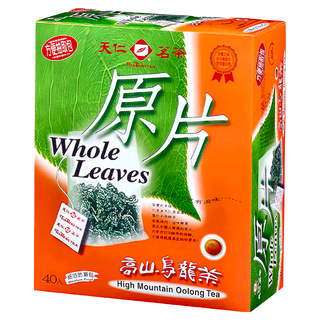 天仁茗茶 原片高山烏龍茶 鋁箔包防潮, 3g, 40包, 1盒