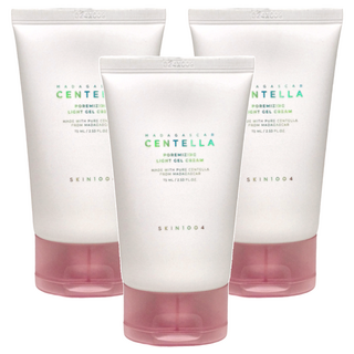 SKIN1004 馬達加斯加積雪草 粉鹽 緊緻毛孔輕盈水凝霜, 75ml, 3條