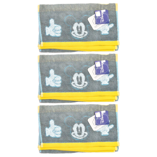收納王妃 迪士尼 洗臉巾 YJD3039-T100LX00 50 x 28cm, 賓果米奇, 3條