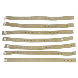 衣物收納拉拉帶 20入, 卡其色, 1包