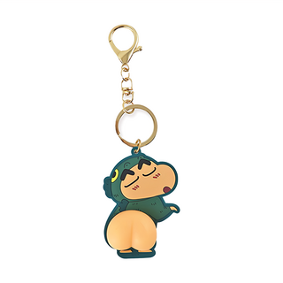 Miravivi 蠟筆小新 造型QQ紓壓鑰匙圈, PVC材質, 17x5.2x1.5cm, 1個, 混和顏色