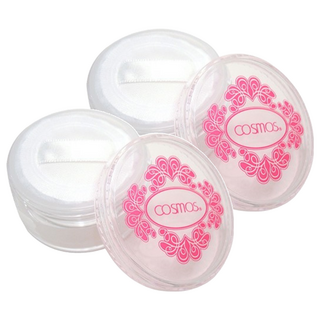 台灣 COSMOS 攜帶式蜜粉盒 30g, 白色, 2個