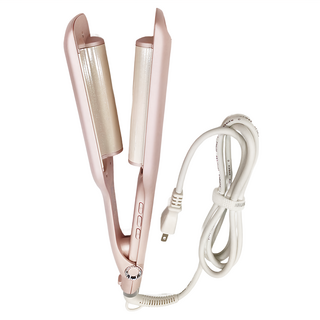 MUNICHI 沐尼黑 國際電壓負離子水波紋蛋捲夾 三檔溫控 智能斷電, MR.25MM, 淡山茱萸粉