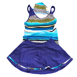 Summer love 夏之戀 大女長版二件式褲連裙, 2L, S21718-954-04, 1件