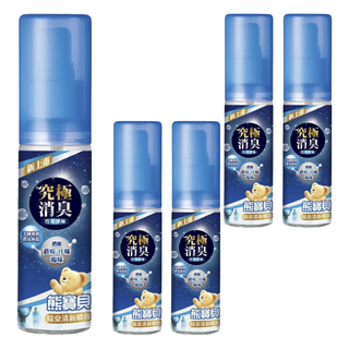 Snuggle 熊寶貝 衣物清新噴霧 竹萃淨味, 100ml, 5瓶