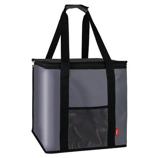 G+居家 台灣製防潑水亮彩保溫保冰袋, 灰色, 1個