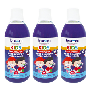 foramen 牙菌斑顯示劑, 500ml, 3瓶