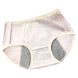 bebehome 5A石墨烯抗菌加寬加大防漏生理內褲, 淺紫色