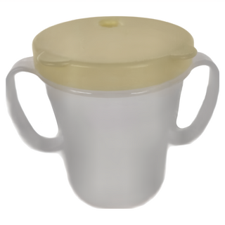 Edison防拔防漏吸管水杯 穩穩杯, 黃色, 250ml, 1個