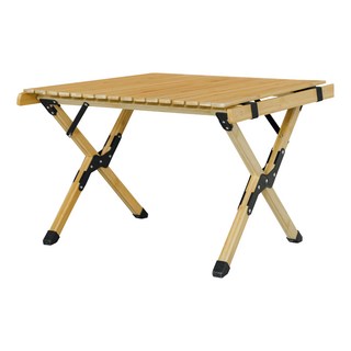 RICHOME TUMAZ 雅各羅摺疊桌 附收納袋, 60x45x38cm, 楠竹材質, 原木色