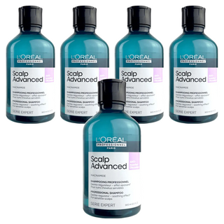 L'OREAL PROFESSIONNEL 巴黎萊雅PRO 瞬效敏弱修護洗髮精 300ml, 5瓶