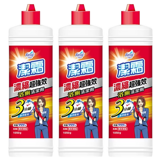 farcent 花仙子 潔霜S濃縮浴廁清潔劑 淨白青蘋, 1.05kg, 3瓶