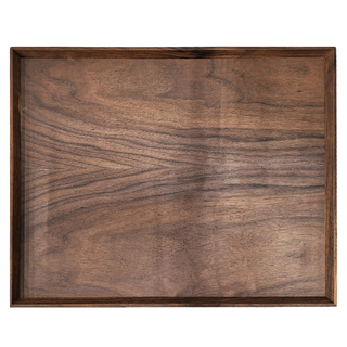 日式原木托盤 胡桃木, 大( 40 x 30 x 2cm), 1個