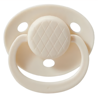 KU.KU Duckbill 酷咕鴨 KU-PLUS下午茶安撫奶嘴 仿母乳圓頭設計 柔軟耐咬 輕量設計 通過SGS檢驗 不含雙酚A, 0~6個月, 太妃奶, 1個