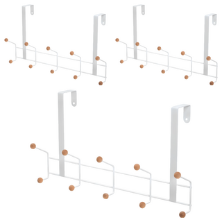 comet 居家門後掛勾 10勾 47 x 23 x 4.3cm, 白色, 3個
