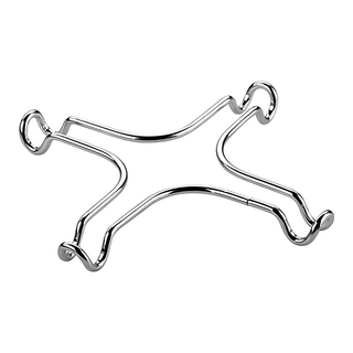 Tescoma瓦斯爐具輔助架2入 適用洗碗機 適用瓦斯爐等直火加熱爐具 銀色, 單色, 1組