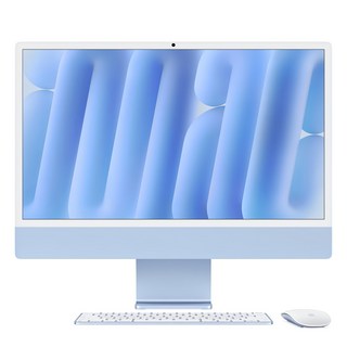 Apple iMac 24吋 M4 8核心GPU 原廠保固, 藍色, MWUF3TA/A, 256GB, 16GB, MAC OS