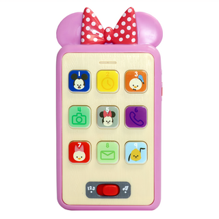 迪士尼 Disney HOOYAY系列 兒童玩具手機 觸控聲光效果 兩種語音模式 啟蒙學習玩具, 米妮 多色, 1個