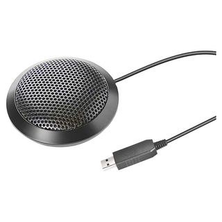 Neon 台灣霓虹 USB 360度全向會議麥克風, 金屬電容麥克風 智能降噪 高靈敏度 薄型外觀 收音清晰, EMU1, 單色