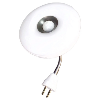 明沛 LED雙功能感應燈 插頭彎管款 MP6781-2 7W 大照明 600 流明, 1組