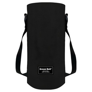 Green Bell 綠貝 背袋式多用水壺束口拉鍊保護套 顏色隨機 方便攜帶, 1個