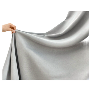 shez Home 打孔遮光窗簾 附窗簾綁帶 2幅, 灰色