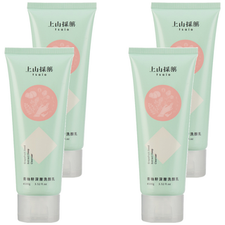 tsaio 上山採藥 青柚籽深層洗顏乳 100g 平衡肌膚油脂 草本菁萃 喚膚潤澤, 4條