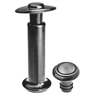 ibili vacu vin Click 紅酒抽真空器 + 瓶塞 2個, 黑色, 1組