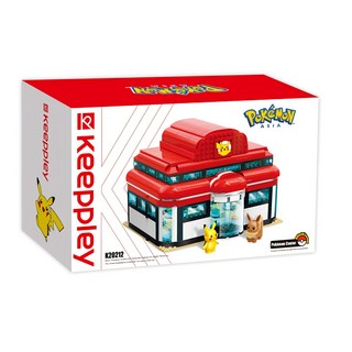 qman 寶可夢中心積木 益智玩具 激發想像力 培養空間概念, 1入