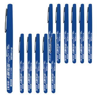 SUCCESS 成功 筆夾款環保細字速乾筆1207 藍色 細字筆 環保材質 速乾, 12支