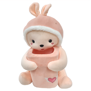 軟萌兔 車用垃圾桶與面紙盒, 1個