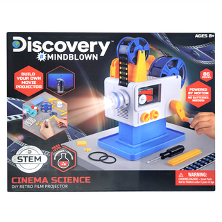 Discovery MINDBLOWN DIY 復古手搖電影放映機, 86件, 動力驅動, 無需電池, 1盒