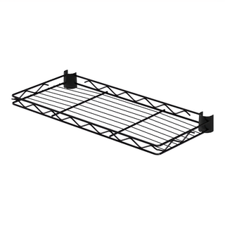 KI WISH 居家生活 側邊置物架 46cm, 黑色, 1組