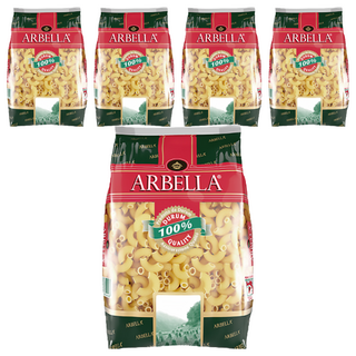 ARBELLA 阿貝拉 彎管麵 土耳其原產, 500g, 5包