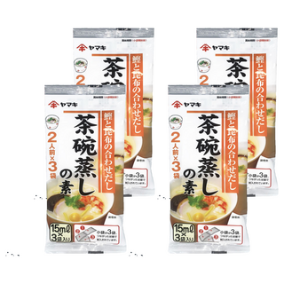 Yamaki 雅媽吉 茶碗蒸高湯 3入 鰹魚和昆布風味, 45ml, 4袋