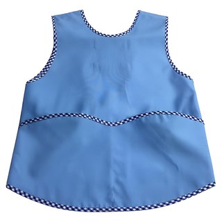 花邊經典幼兒輕便圍兜, 波浪藍, 1件, 1件
