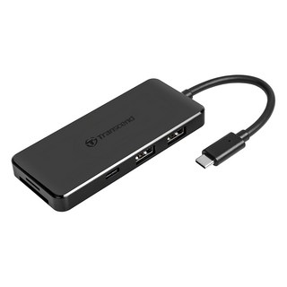 Transcend 創見 六合一 USB-C Hub, USB 3.1 Gen 2, 60W PD 快充, 雙卡槽, I40691, 1個