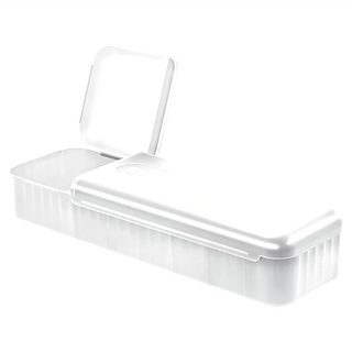 SWEV 迷物初心 充電線收納盒 尺寸 28.6*8.5*5.6cm PP材質, 透明, 1組