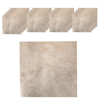 鴻民家飾 超耐磨自黏木紋地板貼 Set 18, 奈米地板磚, 遠紅外線, 負離子, 防霉抗菌, 耐刮耐磨, 耐燃防焰, CUPC01, 12 x 12 x 1.5mm